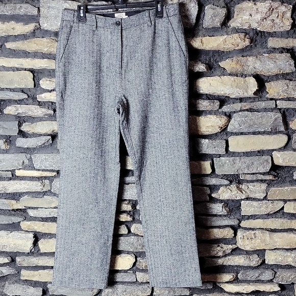 L.L. Bean Womens Charcoal Dress Pants Fully Lined Size 12 - Picture 1 of 11